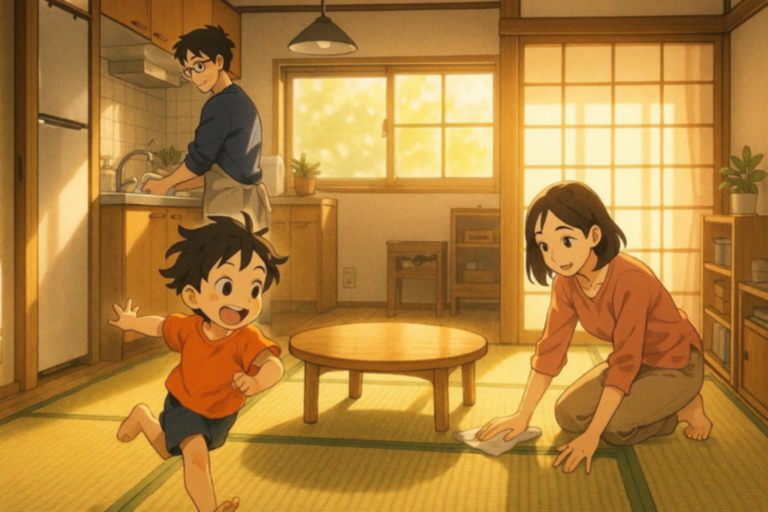 年の瀬のぬくもり、大掃除日和