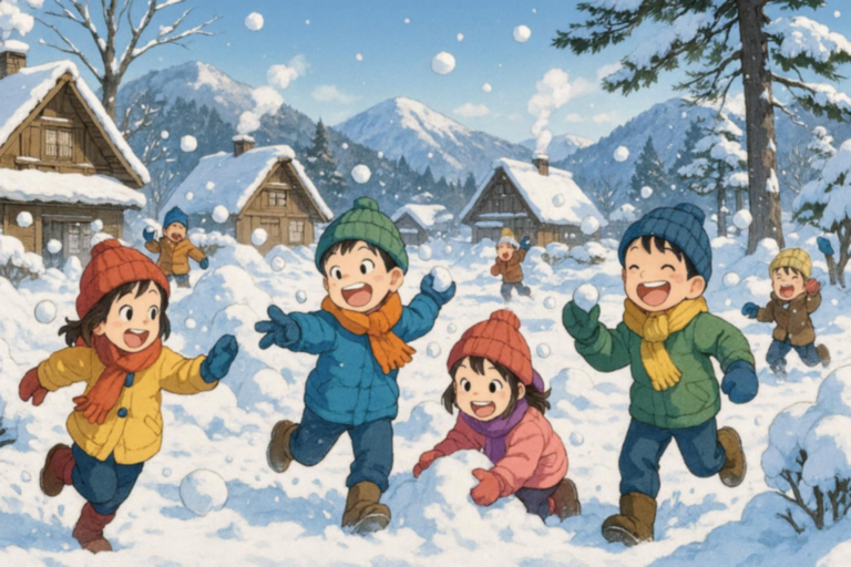 雪の村、こどもたちの王国