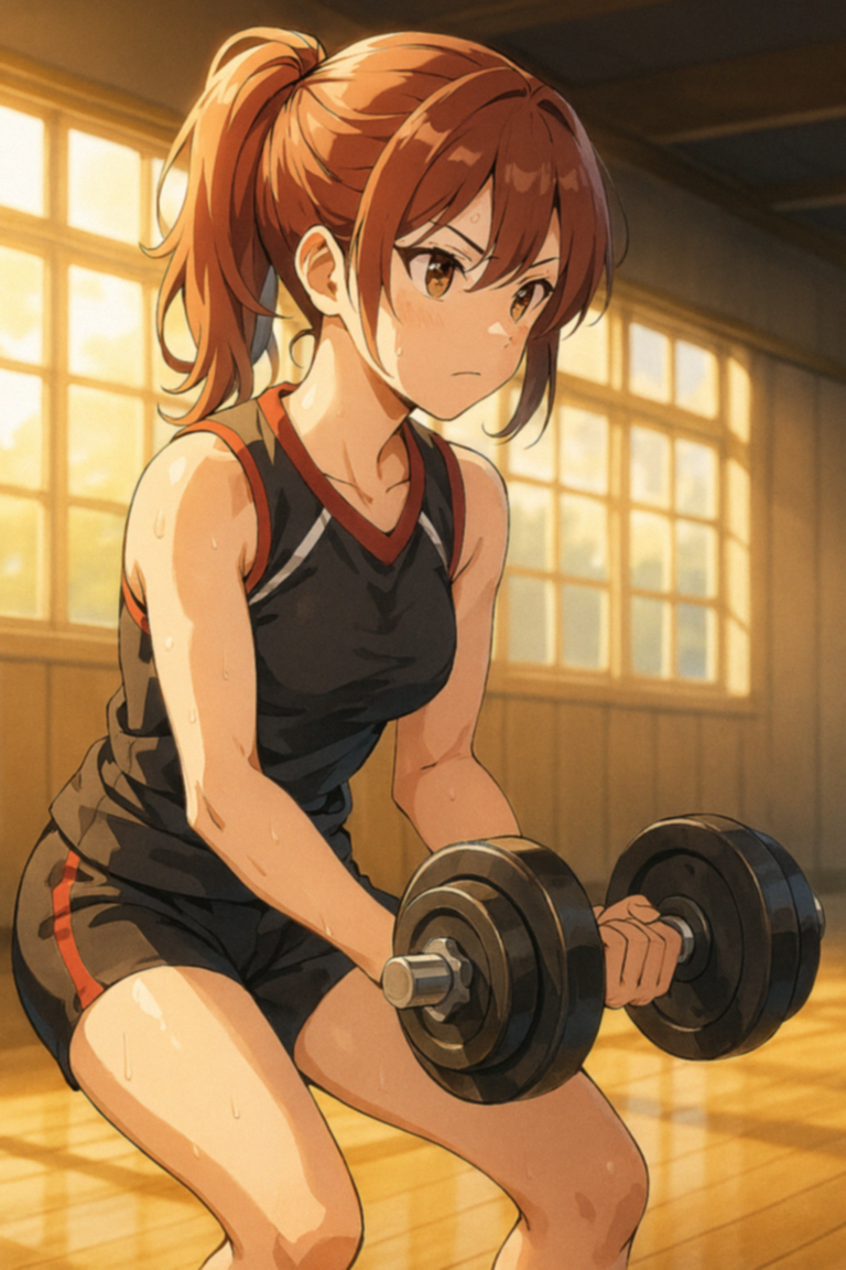 影の努力が輝きを支える ― 筋トレの日々