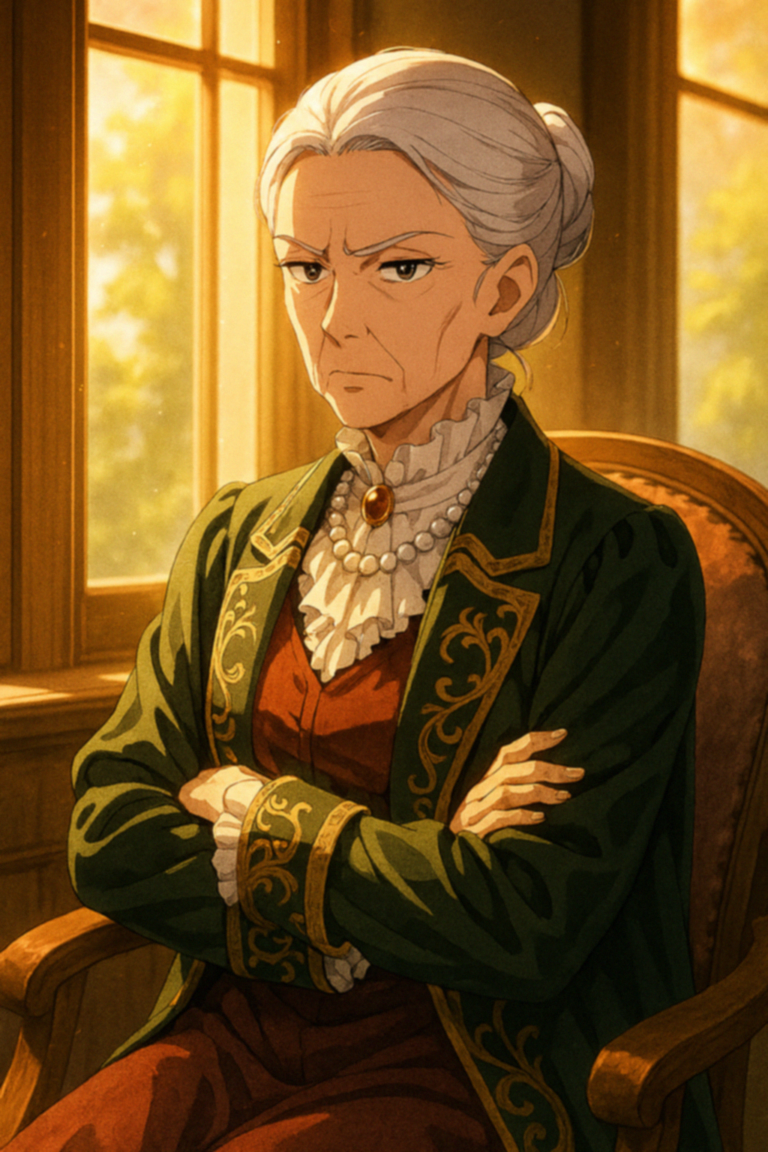 陽光の中の誇り ― 貴族の祖母が守るもの