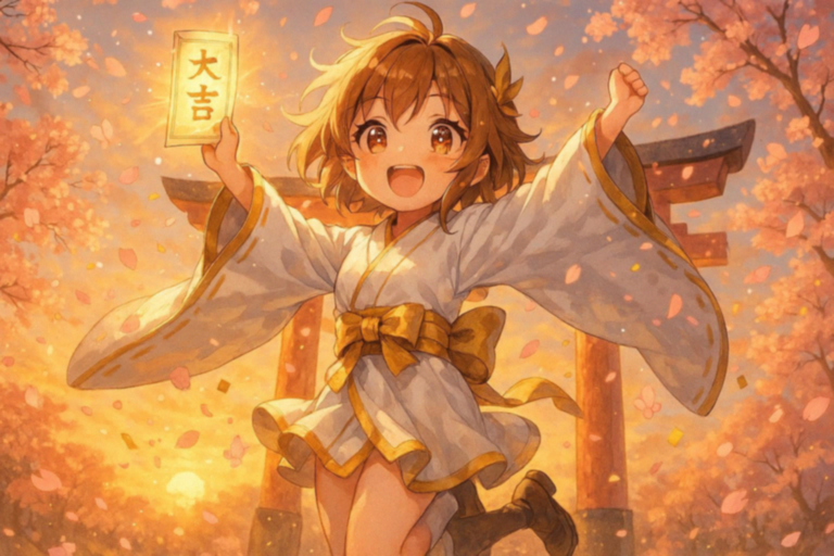 大吉の舞姫 〜春風に舞う幸運のしずく〜