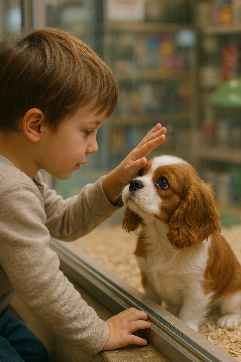 1話目：出会い ― ペットショップの窓辺で